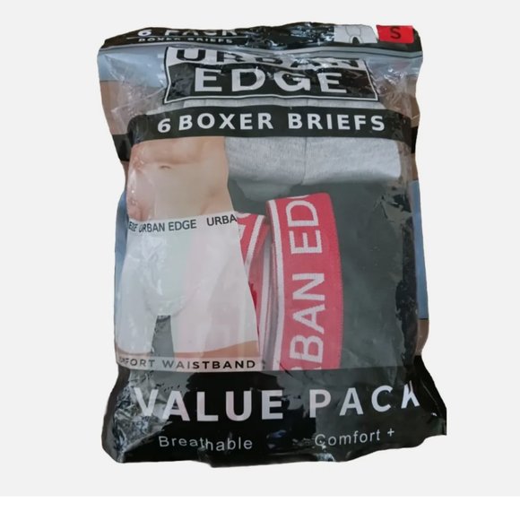 Urban Edge Boys Size Small 8/10 Multi-Color 6 Pack Breathable Boxer Briefs - Picture 4 of 10